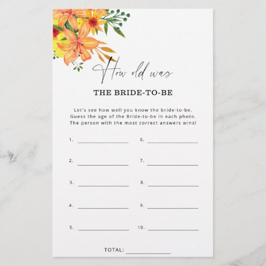 Lente zomer: hoe oud was de bruid? (Voorkant)