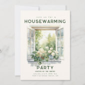 Lente Zomer Housewarming Party Uitnodigen Kaart (Voorkant)