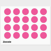 Lente Zomer Kleur Biet Paarse Ronde Sticker (Vel)