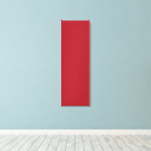 Lente Zomer Kleur Fiery Rood Canvas Afdruk (Insitu (Houten vloer))