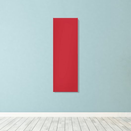 Lente Zomer Kleur Fiery Rood Canvas Afdruk (Insitu (Houten vloer))