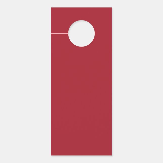 Lente Zomer Kleur Fiery Rood Deurhanger (Voorkant)