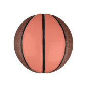 Lente Zomer Kleur Peach Pink Basketbal (Verticaal)
