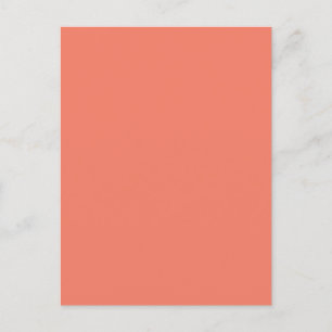 Lente Zomer Kleur Peach Pink Briefkaart