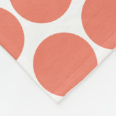 Lente Zomer Kleur Peach Pink Fleece Deken (Hoek)