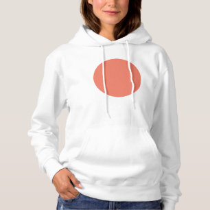 Lente Zomer Kleur Peach Pink Hoodie