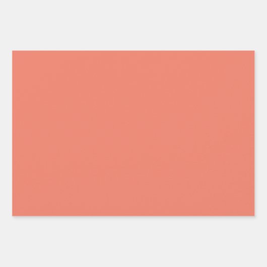 Lente Zomer Kleur Peach Pink Inpakpapier Vel (Voorkant 3)