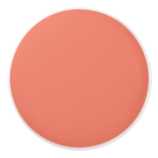 Lente Zomer Kleur Peach Pink Keramische Knop (Voorkant)