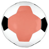Lente Zomer Kleur Perzik Roze Voetbal (Gedraaid)