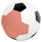 Lente Zomer Kleur Perzik Roze Voetbal (Drie kwart)
