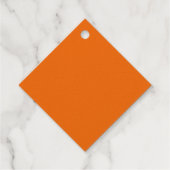 Lente Zomer Kleuren Tangelo Bedankjes Labels (Achterkant)