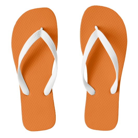 Lente Zomer Kleuren Tangelo Teenslippers (Voetbed)