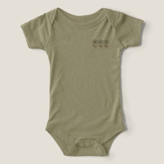 Lente Zomer Minimalistische Bloem Dames (Design voorkant)