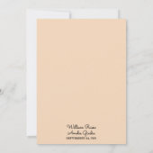 Lente Zomer Ocean Beach Bestemming Bruiloft Kaart (Achterkant)