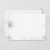 Lente Zomer Ocean Beach Bestemming Bruiloft RSVP Kaartje (Achterkant)