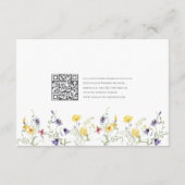 Lente Zomer Pastelkleurige Trouwkleding Informatiekaartje (Achterkant)