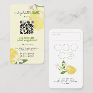 Lente Zomer Promo Nagels QR Code Loyalty & Visitekaartje