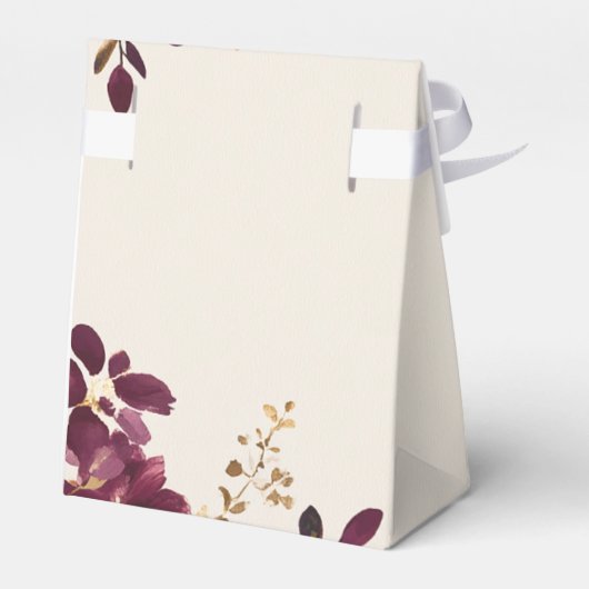 lente Zomer rode rozen Bedankdoosjes (Achterkant)