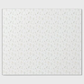 Lente Zomer Roze Wildflower Cadeaupapier (Vlak)