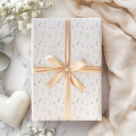 Lente Zomer Roze Wildflower Cadeaupapier