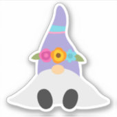 Lente Zomer Tuinkabouter Die Cut Sticker Decal (Voorkant)