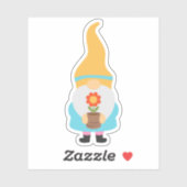 Lente Zomer Tuinkabouter Uitknip Sticker Decal (Vel)