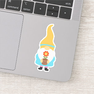 Lente Zomer Tuinkabouter Uitknip Sticker Decal