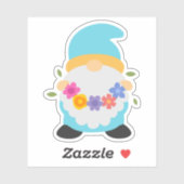 Lente Zomer Tuinkabouter Uitknip Sticker Decal (Vel)