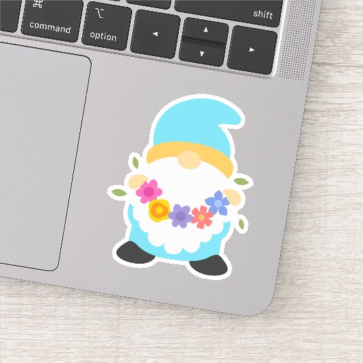 Lente Zomer Tuinkabouter Uitknip Sticker Decal (Detail)