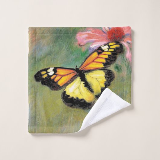 Lente Zomer Vlinder - Badhanddoekset Bad Handdoek (Wasdoekje)