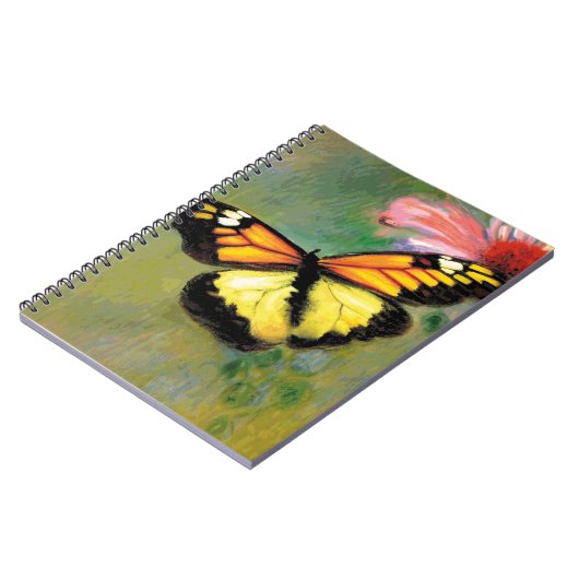 Lente zomer vlinder - notitieboek (Linkerzijde)