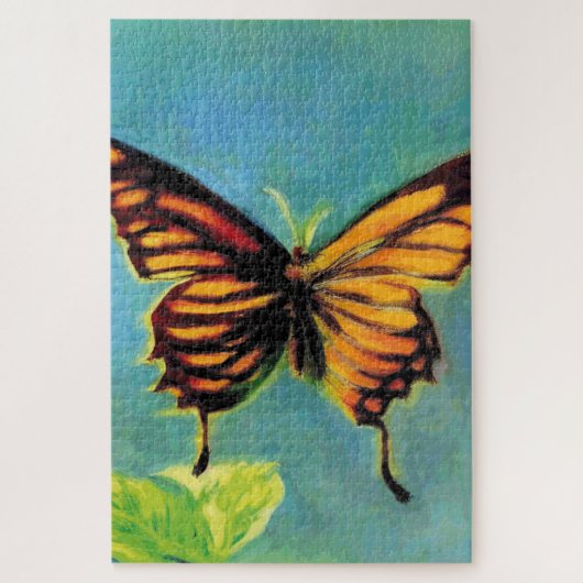 Lente zomer vlinder - puzzel (Verticaal)