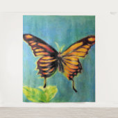 Lente zomer vlinder - Tapestry Wandkleed (Voorkant)