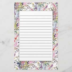 Lente zomer Wildbloemen Briefpapier