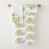 Lente Zomer Wilde bloemen Bad Handdoek (Insitu)