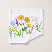 Lente Zomer Wilde bloemen Bad Handdoek (Wasdoekje)