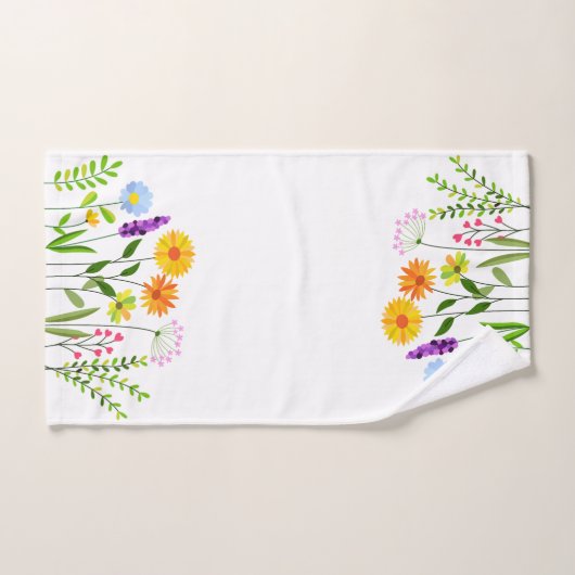Lente Zomer Wilde bloemen Bad Handdoek (Handdoek)