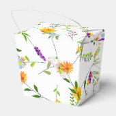 Lente Zomer Wilde bloemen Bedankdoosjes (Achterkant)