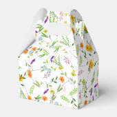 Lente Zomer Wilde bloemen Bedankdoosjes (Achterkant)