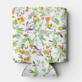 Lente Zomer Wilde bloemen Blikjeskoeler (Achterkant)