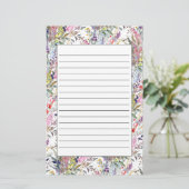 Lente Zomer Wilde Bloemen Briefpapier (Staand voorkant)