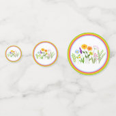 Lente Zomer Wilde bloemen Confetti (Voorkanten)