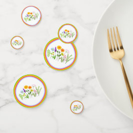 Lente Zomer Wilde bloemen Confetti