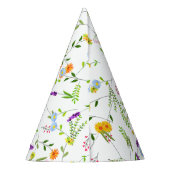 Lente Zomer Wilde bloemen Feesthoedjes (Achterkant)