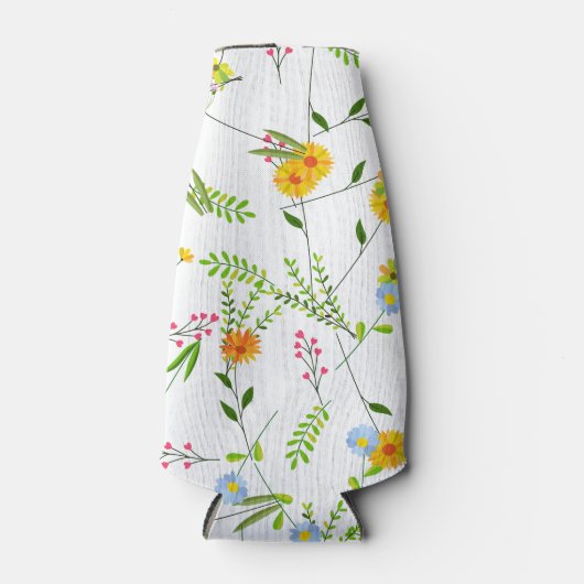 Lente Zomer Wilde bloemen Flesjeskoeler (Voorkant)