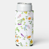 Lente Zomer Wilde bloemen Seltzer Blikjeskoeler (Seltzer Achterkant)