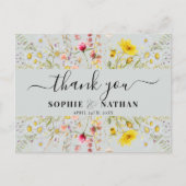 Lente Zomer Wildflower | Dankjewel kaart (Voorkant)
