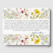 Lente Zomer Wildflower | Gastenboek (Achterkant)