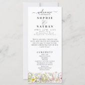 Lente Zomer Wildflower | Trouwprogramma (Voorkant)