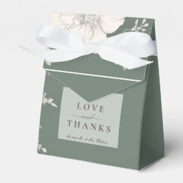 Lente zomer witte roos bedankdoosjes